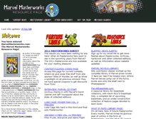 Tablet Screenshot of marvelmasterworks.com